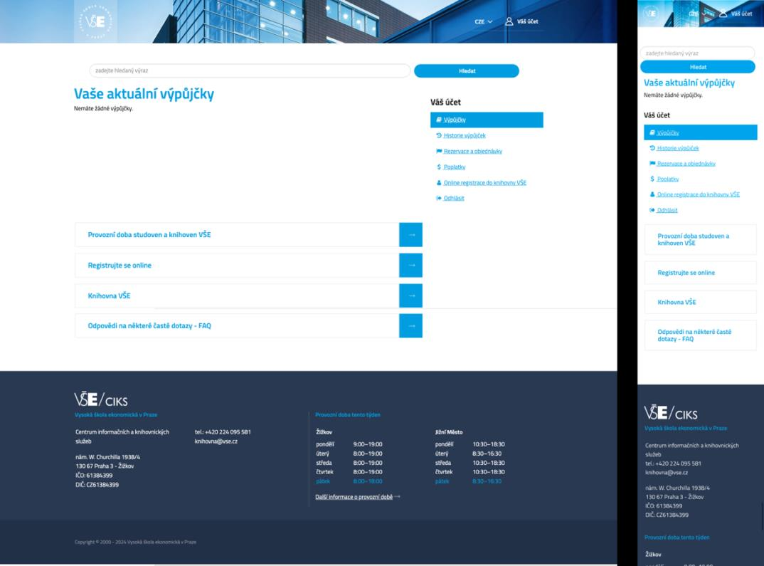 Original catalog homepage with photographic header